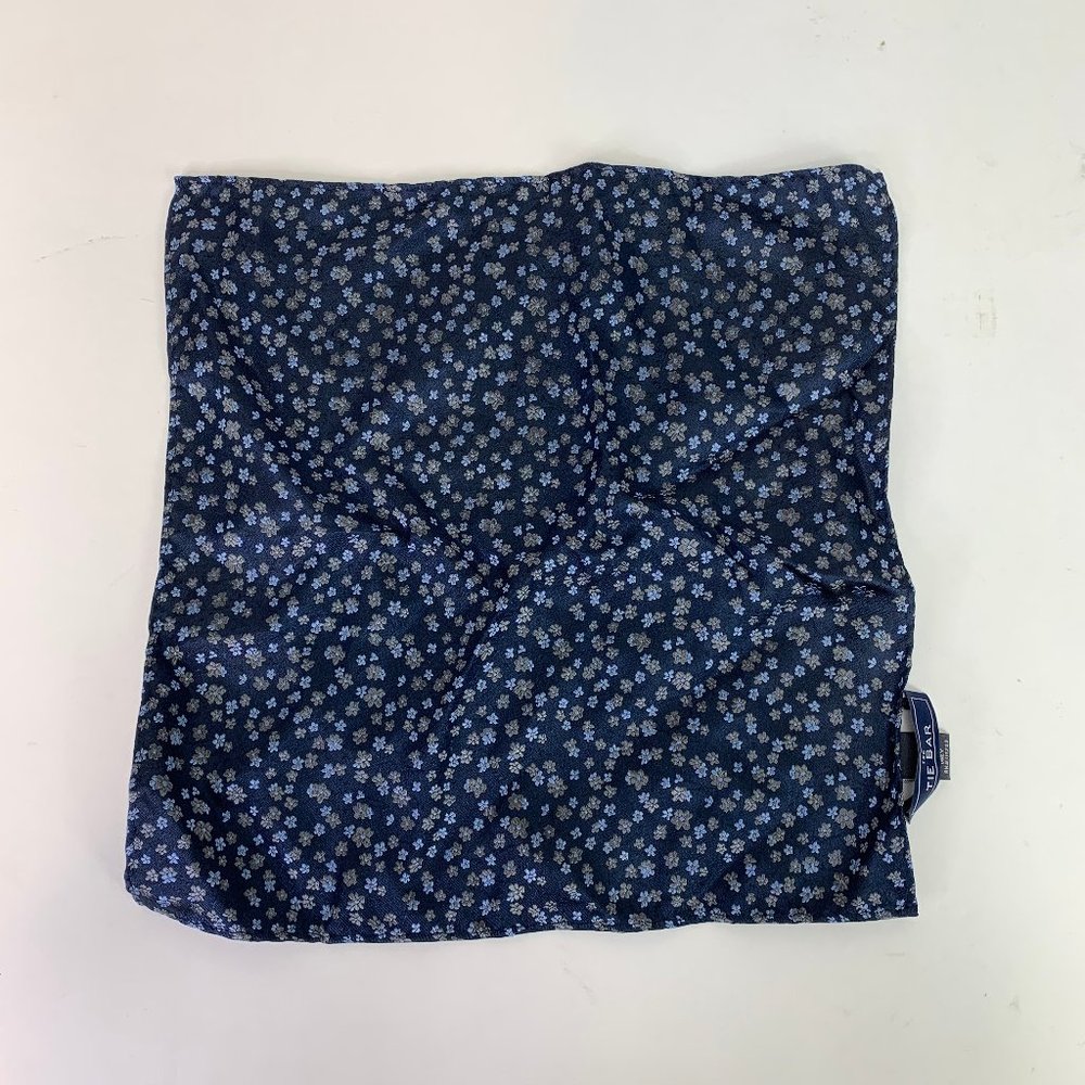 The Tie Bar Free Fall Floral Square Pocket Tie